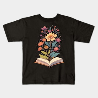 Nature growing from book Kids T-Shirt